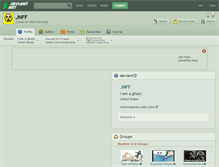 Tablet Screenshot of jnff.deviantart.com