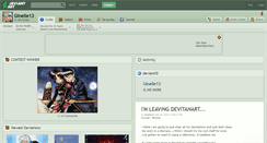 Desktop Screenshot of ginelle13.deviantart.com