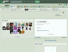 Tablet Screenshot of digtic.deviantart.com