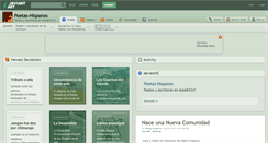 Desktop Screenshot of poetas-hispanos.deviantart.com