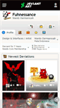 Mobile Screenshot of fuhnessance.deviantart.com