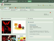 Tablet Screenshot of fuhnessance.deviantart.com