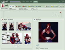 Tablet Screenshot of luaili.deviantart.com
