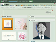 Tablet Screenshot of nihadov.deviantart.com