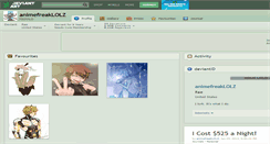 Desktop Screenshot of animefreaklolz.deviantart.com