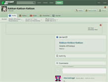 Tablet Screenshot of kekkon-kekkon-kekkon.deviantart.com