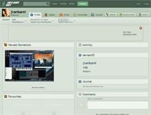 Tablet Screenshot of jvanbarel.deviantart.com