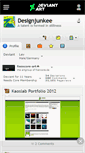 Mobile Screenshot of designjunkee.deviantart.com