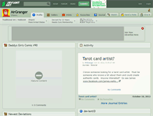 Tablet Screenshot of mrgranger.deviantart.com