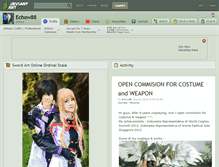 Tablet Screenshot of echow88.deviantart.com