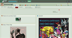 Desktop Screenshot of demoniumangel.deviantart.com