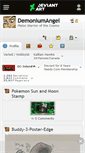 Mobile Screenshot of demoniumangel.deviantart.com