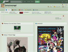 Tablet Screenshot of demoniumangel.deviantart.com