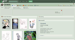Desktop Screenshot of chexapeek.deviantart.com