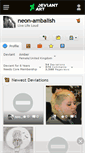 Mobile Screenshot of neon-ambalish.deviantart.com