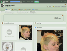Tablet Screenshot of neon-ambalish.deviantart.com