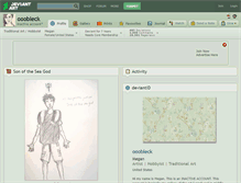 Tablet Screenshot of ooobleck.deviantart.com