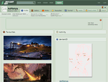 Tablet Screenshot of aohonya.deviantart.com