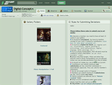 Tablet Screenshot of digital-concept.deviantart.com