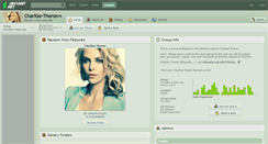 Desktop Screenshot of charlize-theron.deviantart.com