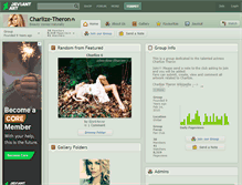 Tablet Screenshot of charlize-theron.deviantart.com