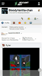 Mobile Screenshot of bloodyvanilla-chan.deviantart.com