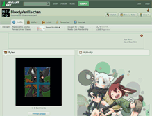 Tablet Screenshot of bloodyvanilla-chan.deviantart.com