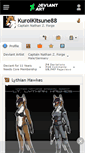 Mobile Screenshot of kuroikitsune88.deviantart.com