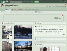 Tablet Screenshot of dropxdeadxscene.deviantart.com