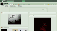 Desktop Screenshot of callthedead.deviantart.com