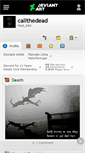 Mobile Screenshot of callthedead.deviantart.com