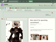 Tablet Screenshot of careko.deviantart.com