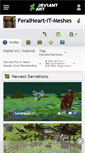 Mobile Screenshot of feralheart-it-meshes.deviantart.com
