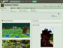 Tablet Screenshot of feralheart-it-meshes.deviantart.com