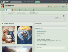 Tablet Screenshot of florianrenner.deviantart.com