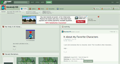 Desktop Screenshot of kexandy100.deviantart.com