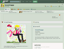 Tablet Screenshot of lenandringogo.deviantart.com