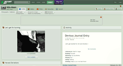 Desktop Screenshot of milo-moon.deviantart.com