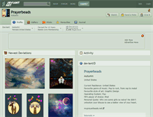 Tablet Screenshot of prayerbeads.deviantart.com