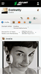 Mobile Screenshot of evelinelily.deviantart.com