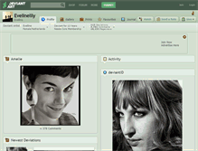 Tablet Screenshot of evelinelily.deviantart.com