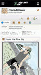 Mobile Screenshot of manadairoku.deviantart.com