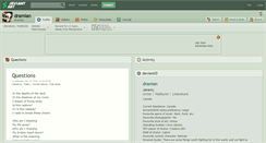 Desktop Screenshot of dramian.deviantart.com