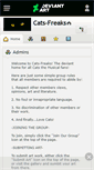 Mobile Screenshot of cats-freaks.deviantart.com
