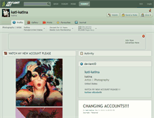 Tablet Screenshot of kati-katina.deviantart.com
