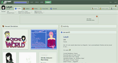 Desktop Screenshot of laiyah.deviantart.com