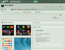 Tablet Screenshot of electropedia.deviantart.com
