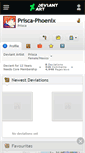 Mobile Screenshot of prisca-phoenix.deviantart.com