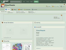 Tablet Screenshot of prisca-phoenix.deviantart.com