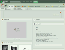 Tablet Screenshot of kai-.deviantart.com